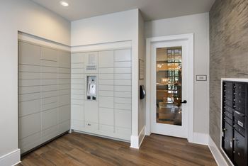 Package concierge with parcel room